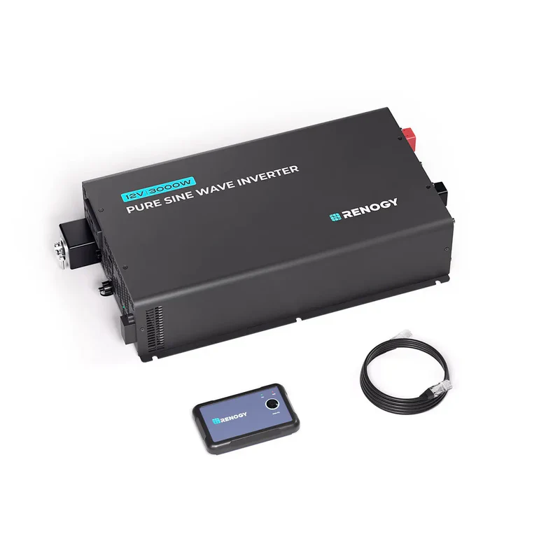 Renogy 3000W 12V Pro Pure Sine Wave Inverter with EcoSleep